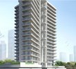 View of Luxury High End Multi-Resdiential Housing Tower